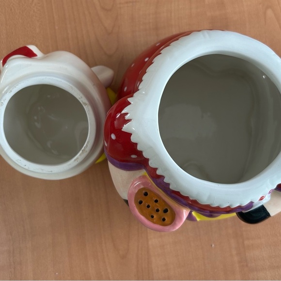 Vintage cookie jar mama piggy in cooking apron about 11” tall 2 piece set - Picture 4 of 5